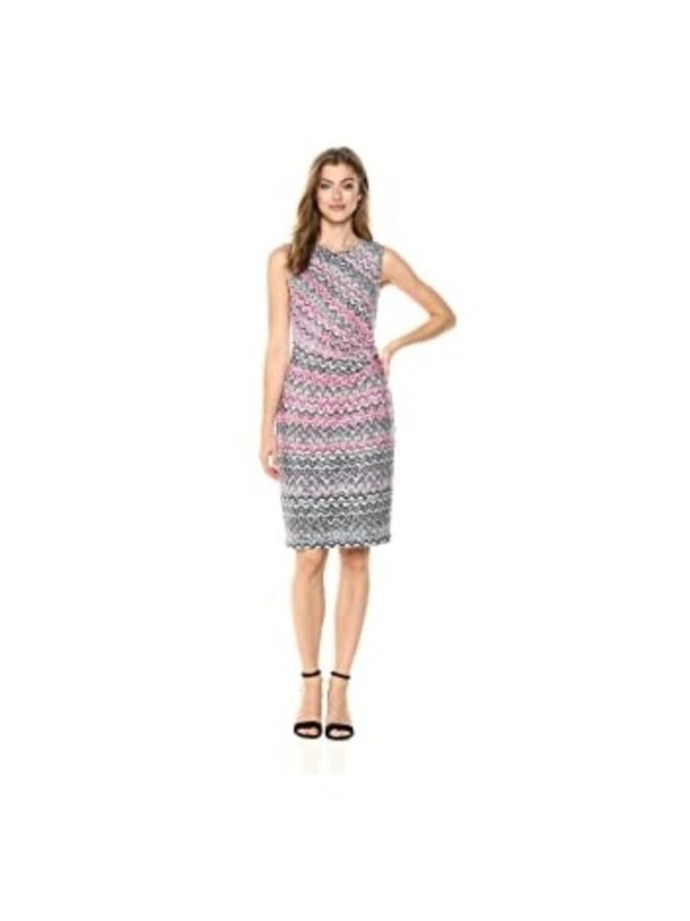NIC+ZOE Mirage Print Side Twist Dress